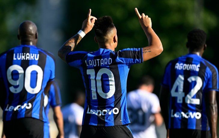 mira los dos goles de lautaro martinez en un amistoso del inter