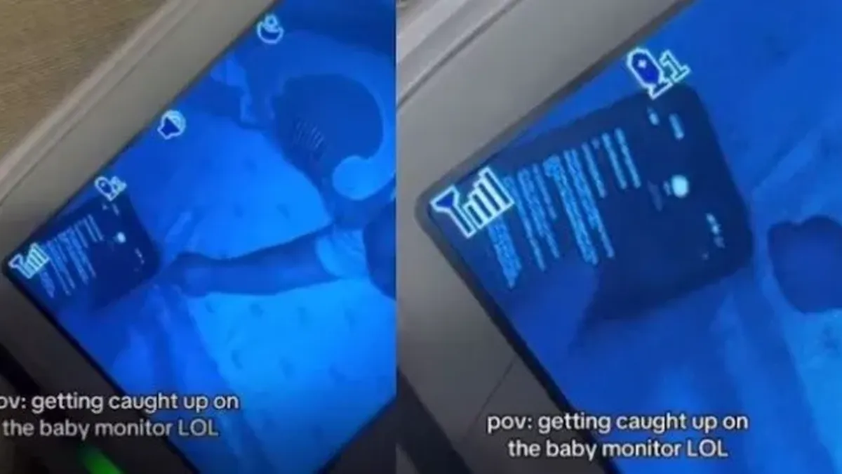 Unusual!  A woman discovered that her husband was unfaithful thanks to the baby monitor
