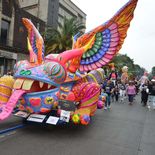 Las gigantescas artesanías llenarán de color el Paseo de la Reforma marcando el inicio formal de las festividades de la temporada.