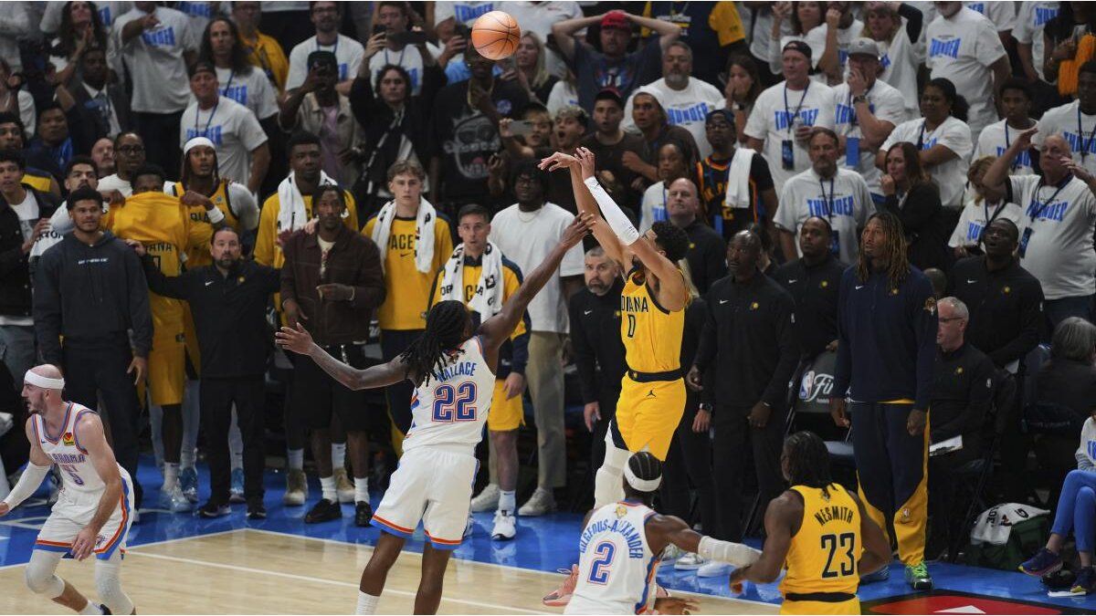 NBA: Indiana beat Oklahoma in an end to the heart attack and put 1-0 in the finals