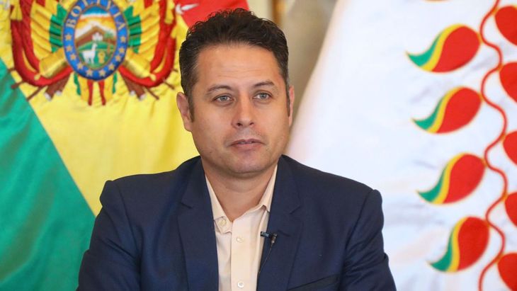 Edmand Lara, vicepresidente de Bolivia. Edmand Lara, vicepresidente de Bolivia.