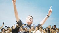 CUENTA REGRESIVA. El presidente Jair Bolsonaro encabezó un acto el fin de semana para oficializar su campaña por la reelección.