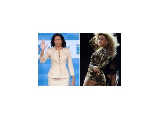 Michelle Obama y Beyoncé.