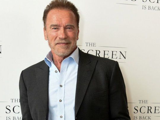 Schwarzenegger. Presidió la reunión “The Big Screen Is Back”.