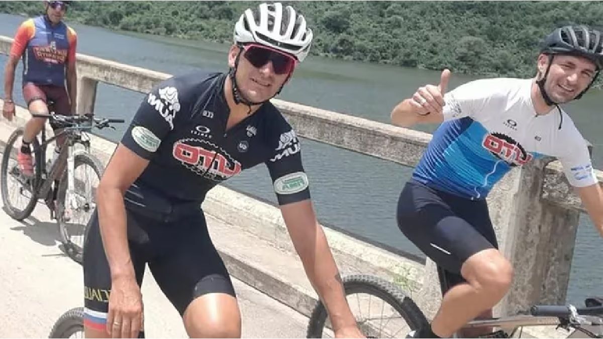 Scaloni participated in a cycling competition in Córdoba: the images