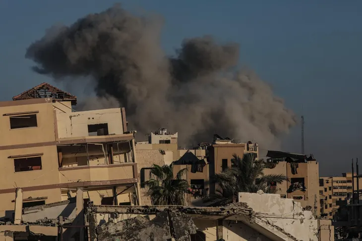 A Gaza Prosecutor's Office was achieved by an Israeli attack.