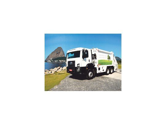 Camiones híbridos en Río de Janeiro