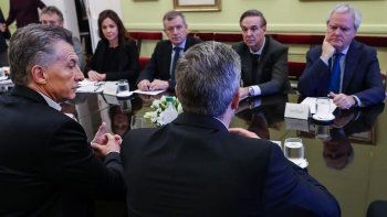 Pichetto estuvo presente en la reunión de Gabinete.