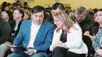 Respaldo. En un guiño al candidato a intendente Pablo Grasso, Alicia Kirchner participó de la presentación de sus equipos técnicos.