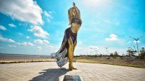La escultura de Shakira será el gran símbolo de la tercera unidad funcional del Gran Malecón, Barranquilla.