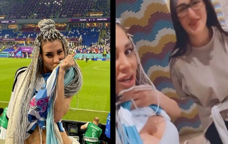 Vicky Xipolitakis no pudo usar un canje en Qatar.&nbsp;