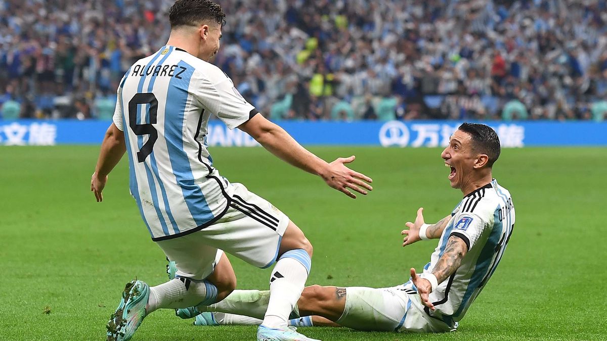 Two from Messi and one from Ángel: this is how the National Team scored in the final