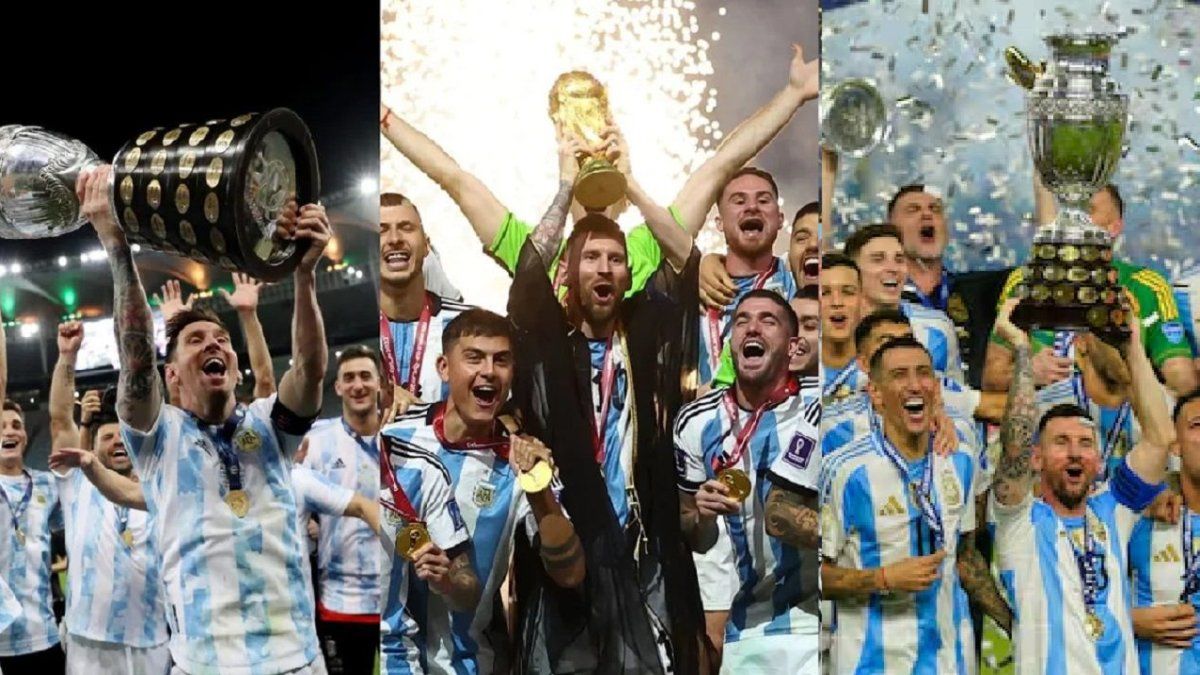 The triple crown: the record achieved by the Argentine National Team with the 2024 Copa América