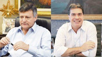 Domingo Peppo y&nbsp;Jorge Capitanich.