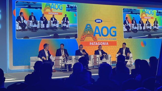 Pablo Fernández Blanco (moderador); Germán Gil (Supervielle); Javier Fiorotto (Comafi); Leandro Ruffinelli (Banco Nación); y Daniel Dreizzen (moderador).&nbsp;