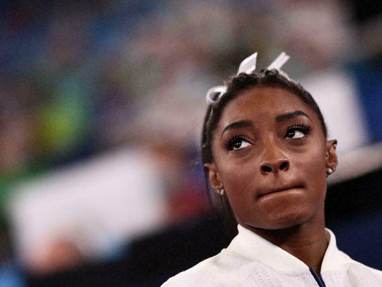Dudas sobre la continuidad de Biles en Tokio 2020.