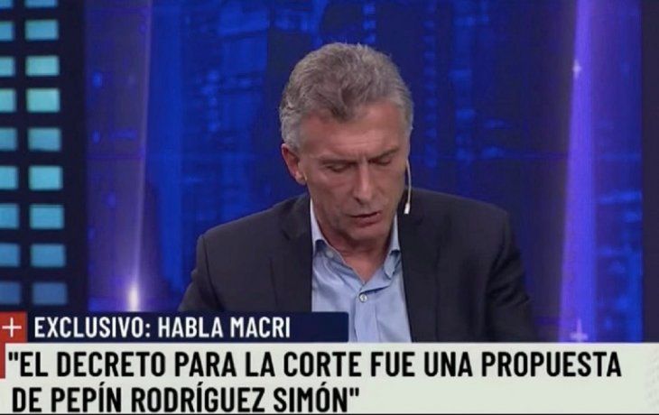 Macri admitió que el decreto para designar en comisión a Carlos Rosenkrantz y Horacio Rosatti ministros de la Corte fue una propuesta de Pepín Rodríguez Simón.