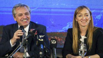 Alberto Fernández y&nbsp;Anabel Fernández Sagasti.