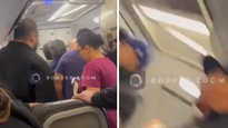 Se difundieron imágenes de la detención del hombre que intentó desviar el vuelo de Volaris.