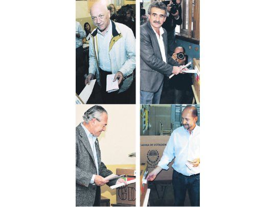 Antonio Bonfatti, Agustín Rossi, Mario Barletta, Omar Perotti