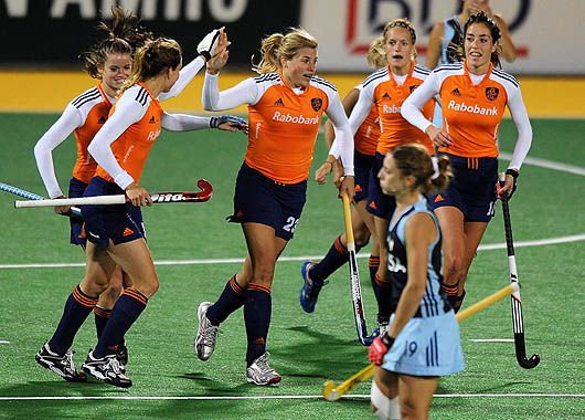 La holandesas lograron dar vuelta el partido a base de su buen juego.
