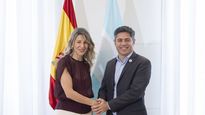 Yolanda Díaz y Axel Kicillof se reunieron en España,