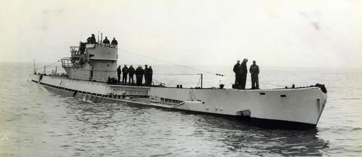 Submarine of the Third Reich navy.