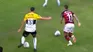 The unusual play in which there were two balls in play and which led to a crucial penalty. The unusual play in which there were two balls in play and which led to a crucial penalty.