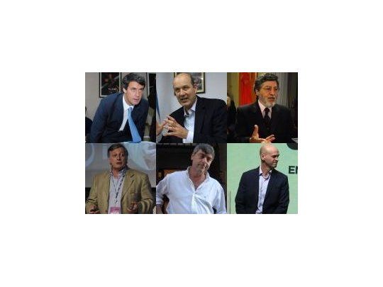 Prat Gay, Sturzenegger, Abad, Aranguren, Buryaile y Dietrich.