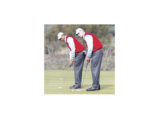 Mientras el capitán estadounidense no termina de confirmar a la dupla titular, Woods sigue practicando intensamente.