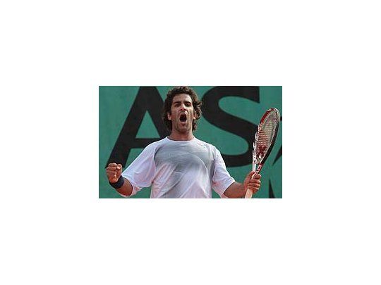 Grito. González enfrentará a Juan Carlos Ferrero en cuartos.