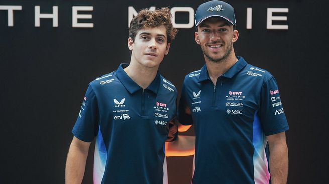 Desopilante momento entre Colapinto, Gasly y el mate.