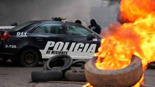 La Policía sostiene las protestas en Misiones.&nbsp;