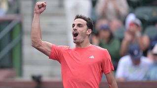 Cerúndolo se metió en cuartos de final de Indian Wells por primera vez en su carrera.