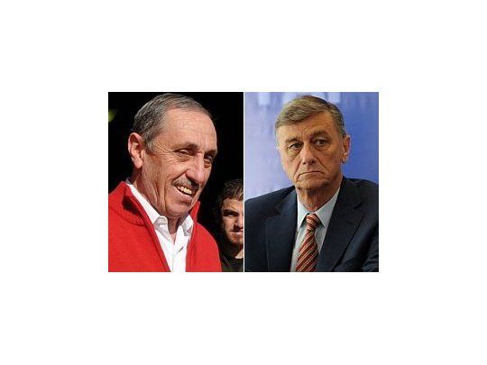 Jorge Obeid y Hermes Binner