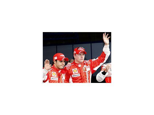 La pareja Raikkonen-Massa seguirá representando a Ferrari en 2008