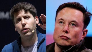 Sam Altman y Elon Musk.
