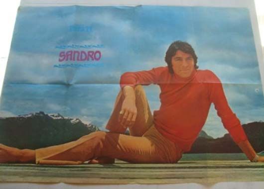 Hasta los pósters se Sandro se revalorizaron, salen 160 pesos.