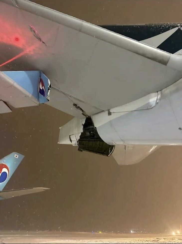 This is how one of the two planes remained after the crash today in Hokkaido, Japan. This is how one of the two planes remained after the crash today in Hokkaido, Japan.