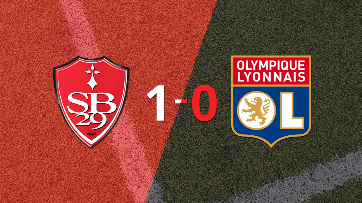 Stade Brestois beat Olympique Lyon 1-0 at home
