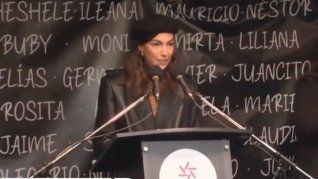 Una vez más, Stefi Roitman participó de los actos conmemorativos por el atentado a la AMIA.
