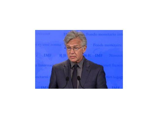 El vocero del FMI, Gerry Rice.