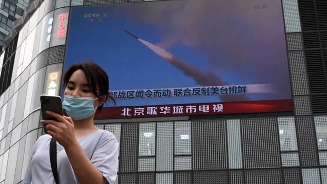 China lanza misiles sobre Taiwán