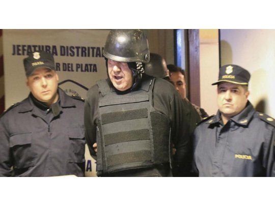 Claudio el Mono Minnicelli fue trasladado desde Chapadmalad, donde fue detenido.