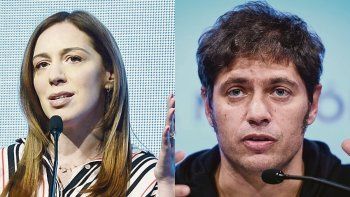 María Eugenia Vidal y Axel Kicillof.