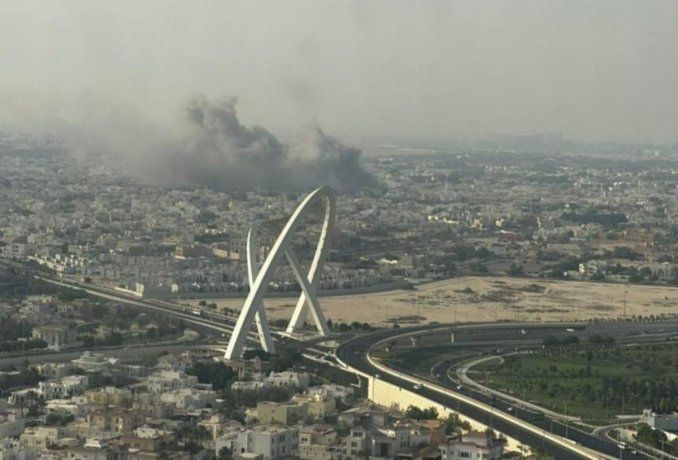 Several explosions felt Tuesday in the city Qatarí de Doha. Several explosions felt Tuesday in the city Qatarí de Doha.