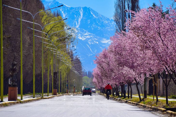El pueblo de Tupungato está rodeado de cerros y altas montañas. El pueblo de Tupungato está rodeado de cerros y altas montañas.