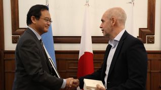Rodríguez Larreta se reunió con el embajador de Japón