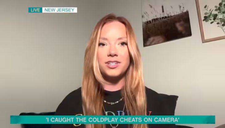 Grace Springer, the 28 -year -old woman who shared the viral moment of the Coldplay show. Grace Springer, the 28 -year -old woman who shared the viral moment of the Coldplay show.