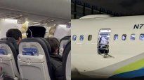 Estados Unidos: un avión perdió su puerta en pleno vuelo.